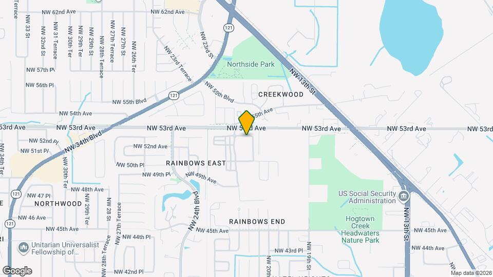 2131 NW 52nd Pl Map and Location Details