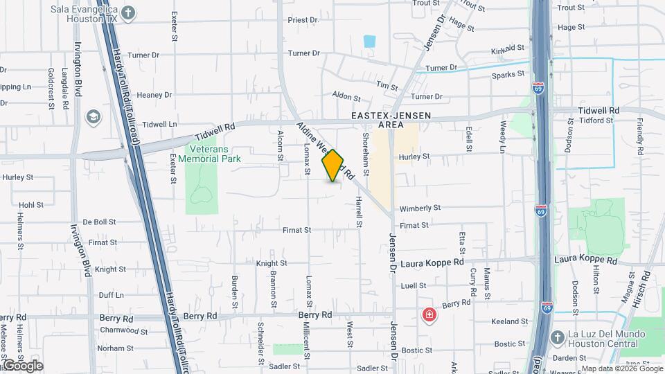 2504 Pennington St Map and Location Details