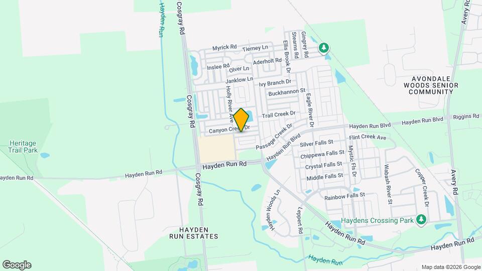 5930 Winberry Creek Dr Map and Location Details