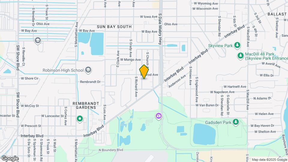 6412 S Adelia Ave Mapa y Detalles de la Ubicación