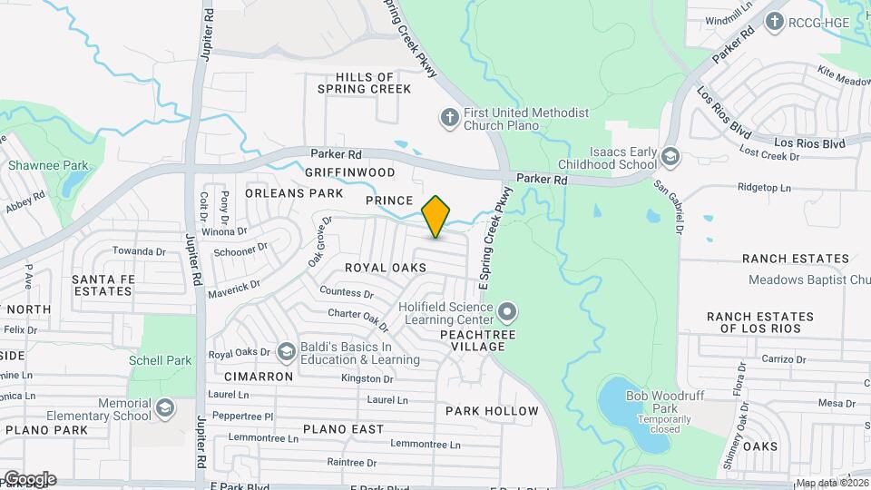 3105 Princess Ln Map and Location Details