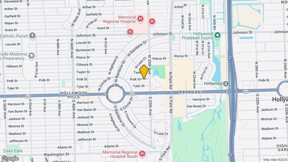 3520 Polk St Map and Location Details