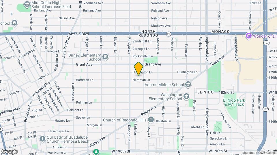 2215 Harriman Ln, Unit A Mapa y Detalles de la Ubicación