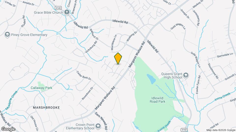 3734 Melrose Cottage Dr Map and Location Details