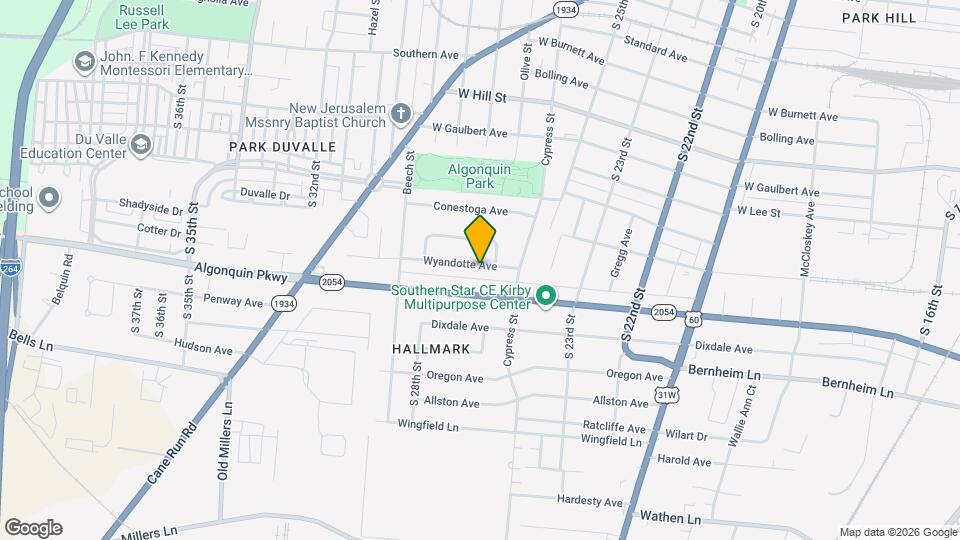 2706 Wyandotte Ave Map and Location Details