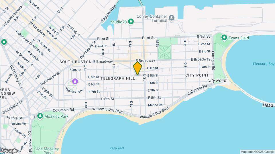 599 E 5th St, Unit 2 Map and Location Details