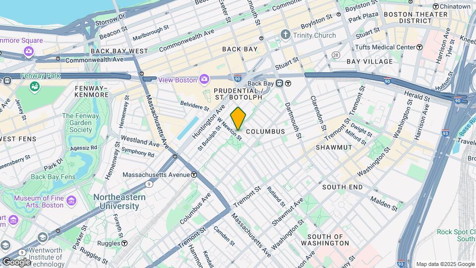 219 W Newton St, Unit 4 Map and Location Details