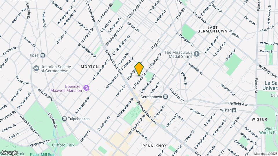 61-71 E Haines St Mapa y Detalles de la Ubicación