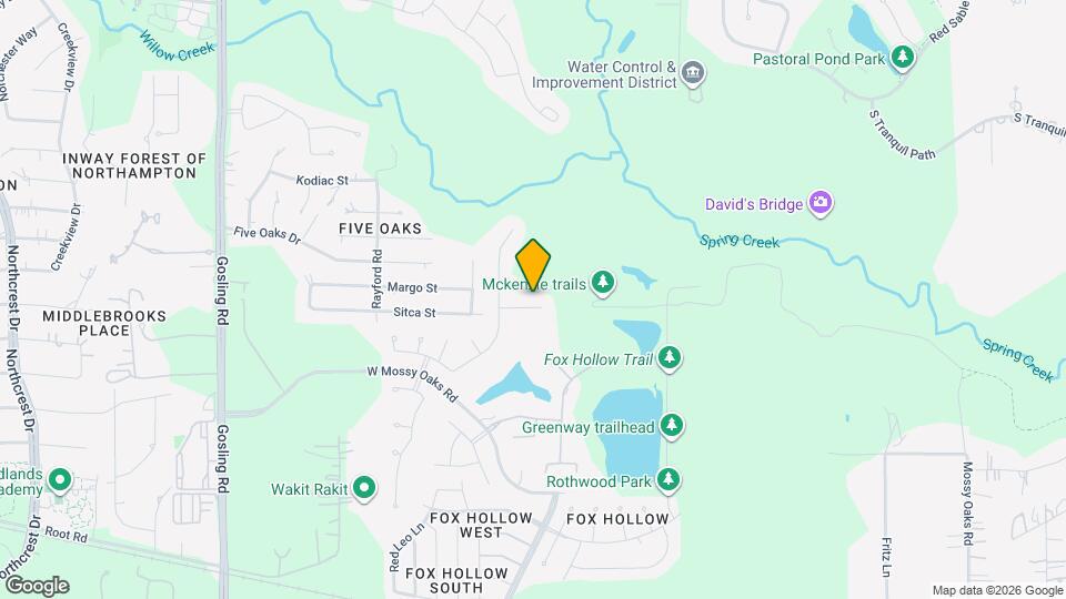 4814 Preserve Creek Ct Map and Location Details
