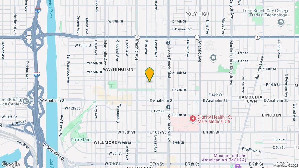 1426 Pine Ave Map and Location Details
