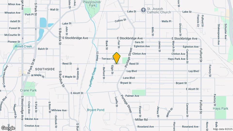 614 Reed St Map and Location Details
