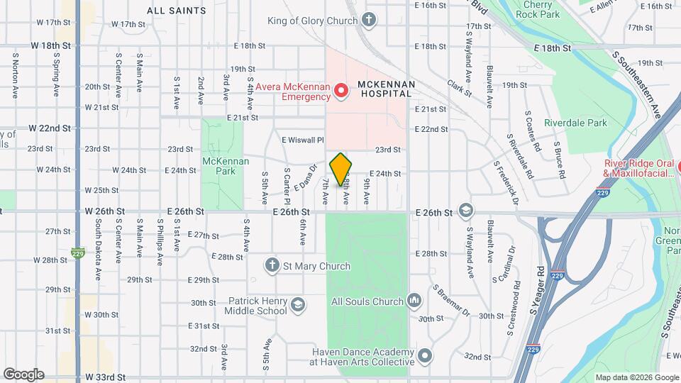 1713 S 8th Ave Map and Location Details