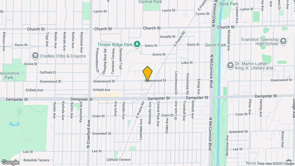 3643 Greenwood St Map and Location Details