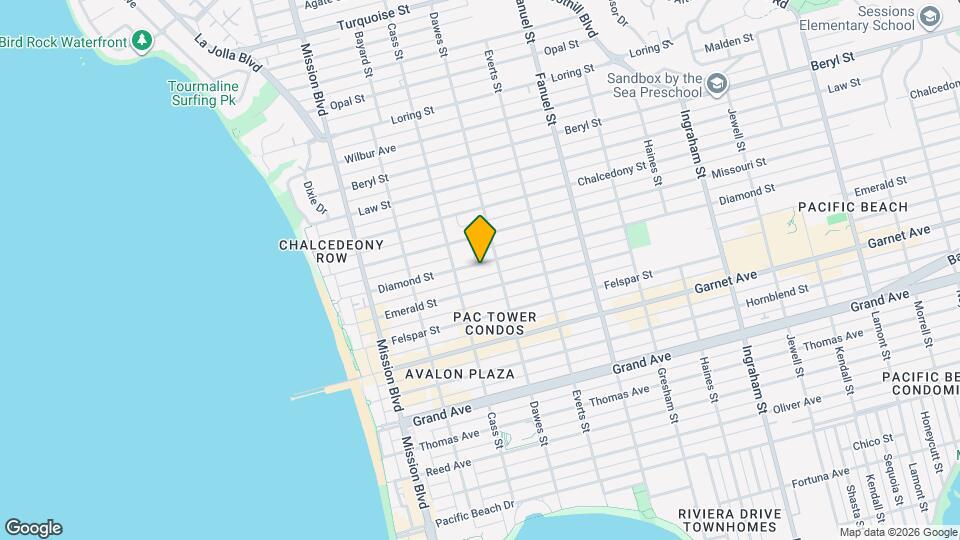 Diamond Street Map and Location Details