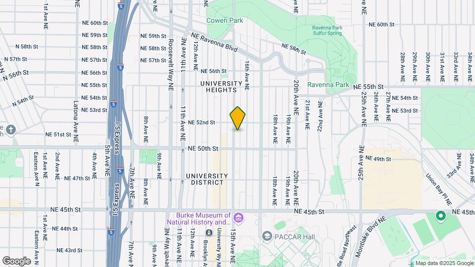 5030 15th Ave NE Mapa y Detalles de la Ubicación