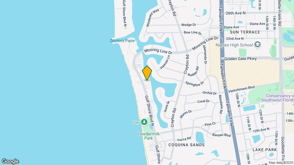 1910 Gulf Shore Blvd N-Unit -205 Map and Location Details