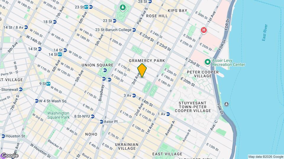 210 E 17th St Map and Location Details