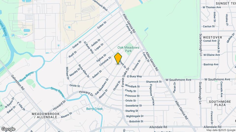 919 Oak Meadows St Map and Location Details