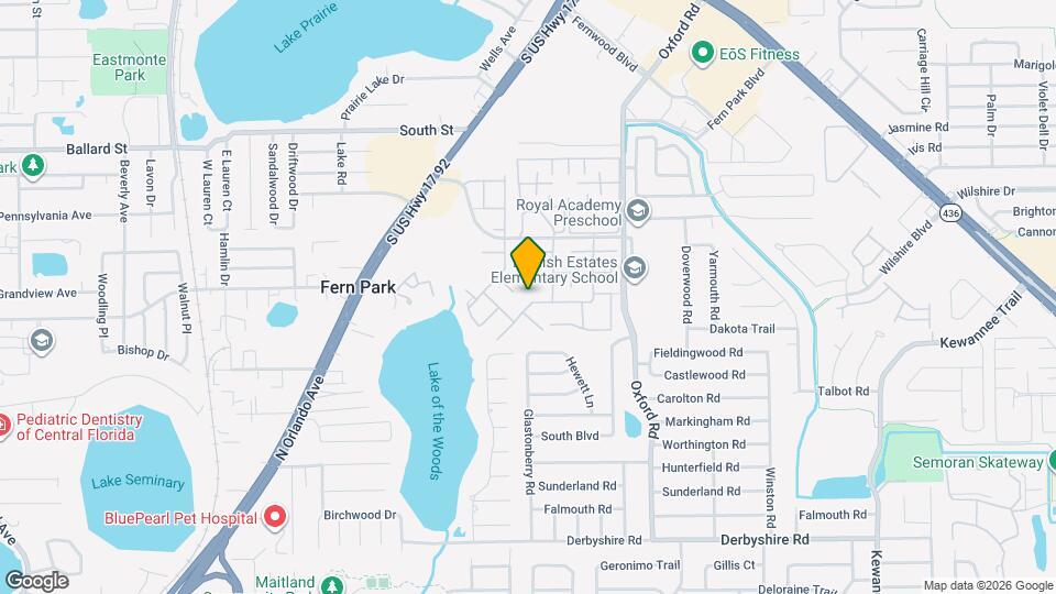 435 Meadowood Blvd Map and Location Details