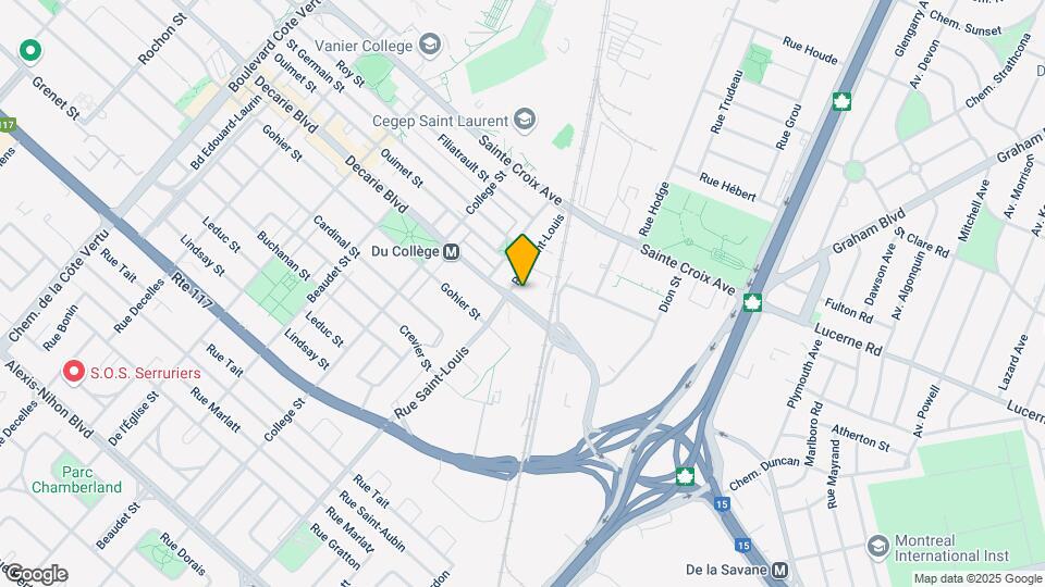 375 Décarie Map and Location Details