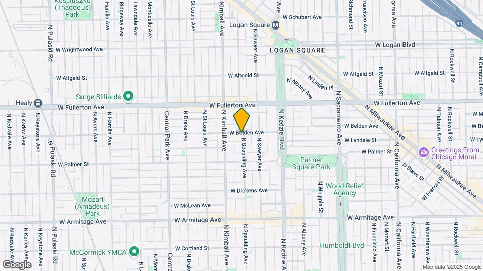 2250-2252 N Spaulding Ave Map and Location Details