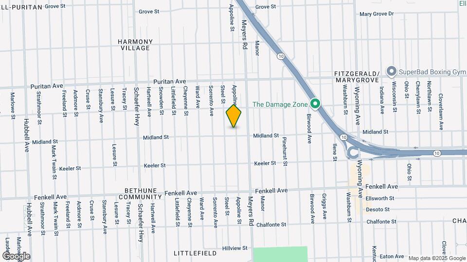 15721 Appoline St Map and Location Details