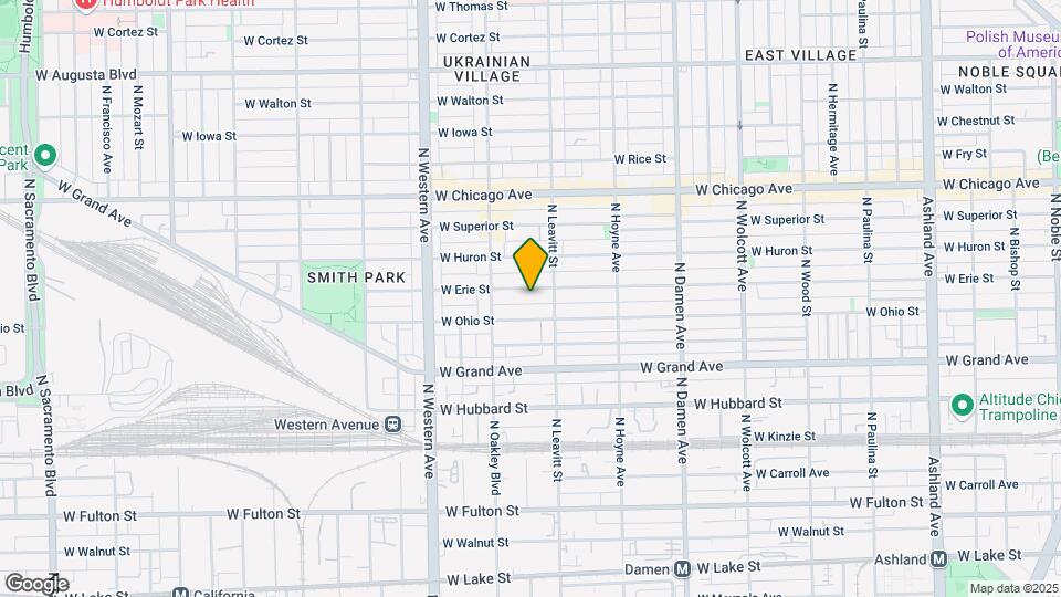 2223 W Erie St Mapa y Detalles de la Ubicación