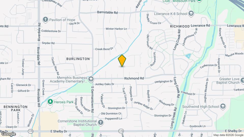 4371 Bunker Hill Dr Map and Location Details