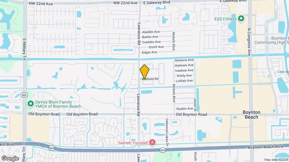 3962 Winfield Rd Map and Location Details