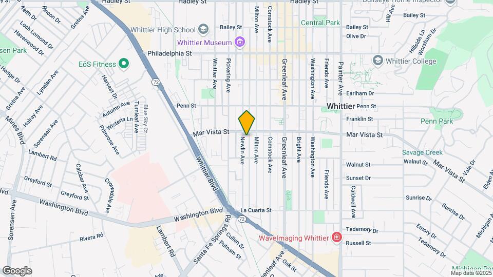 7612 Newlin Ave Mapa y Detalles de la Ubicación