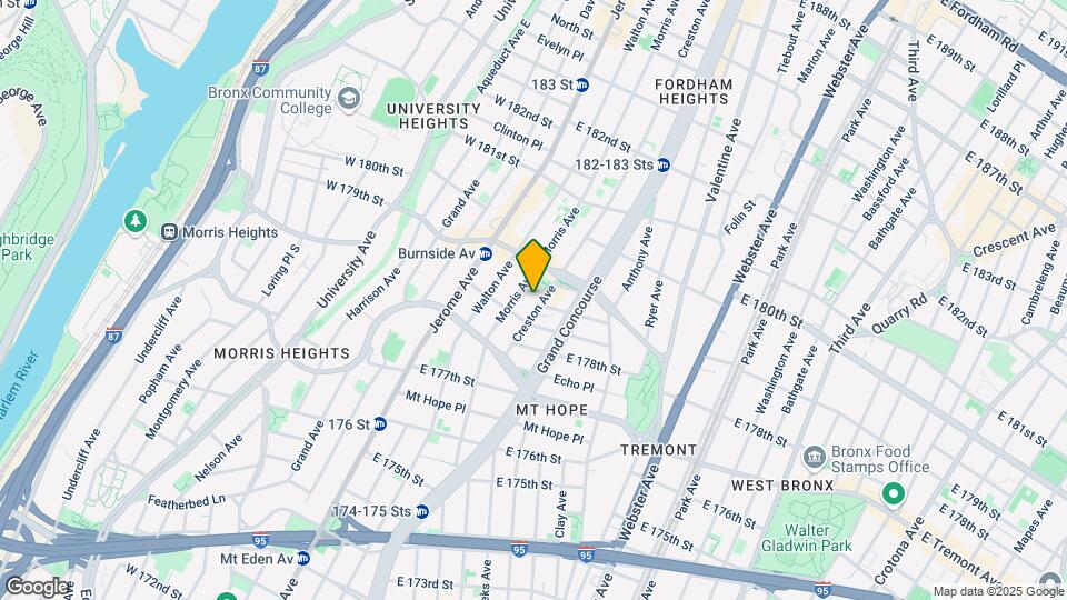 2015 Creston Ave Mapa y Detalles de la Ubicación