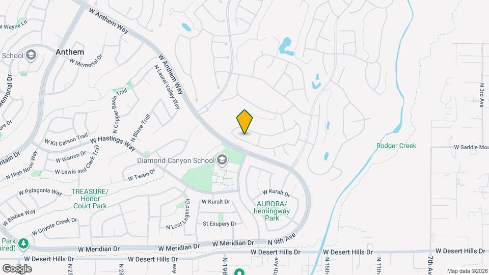 1834 W Owens Way Map and Location Details