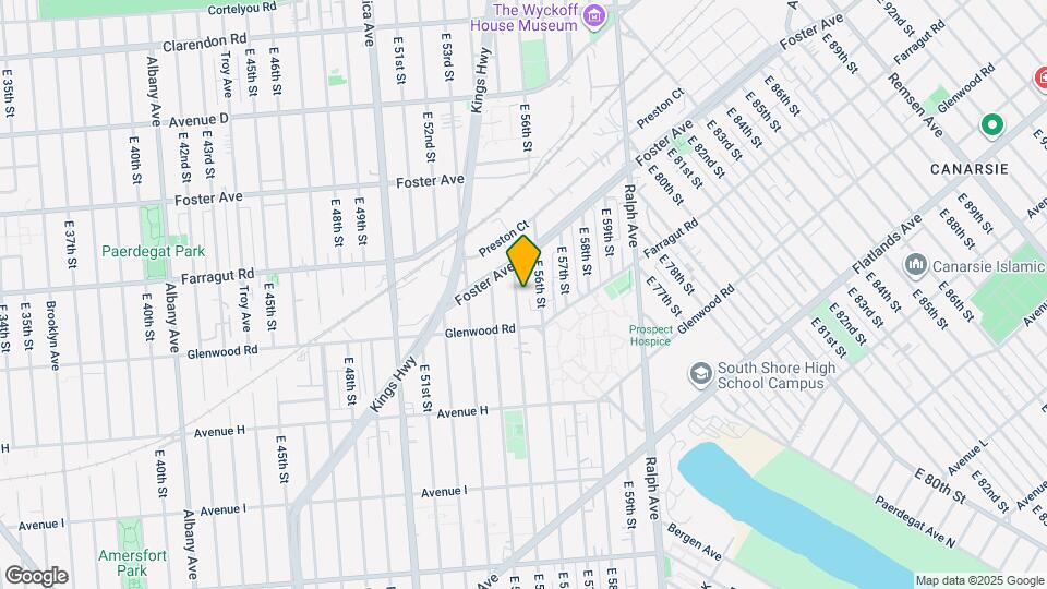 855 E 55th St, Unit Shared Apartment For Rent Map and Location Details