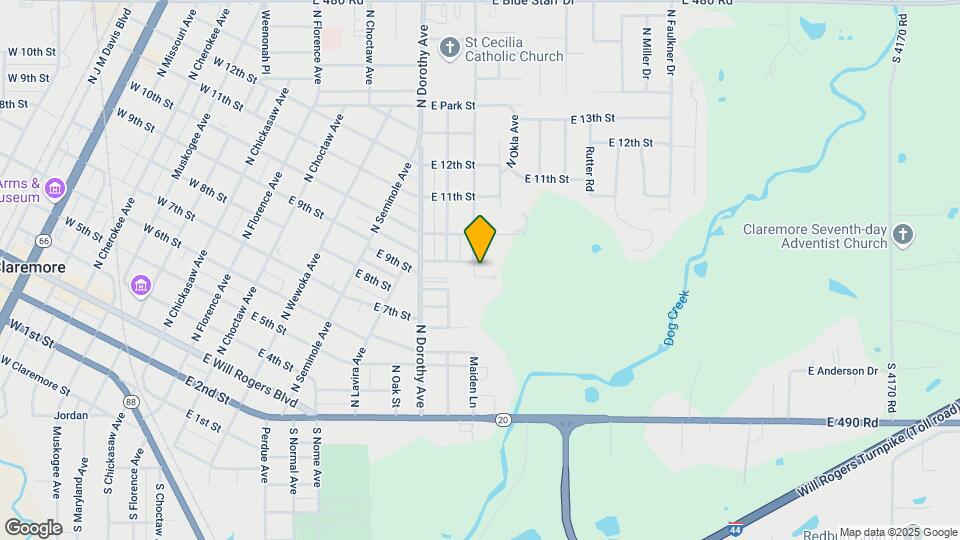 602 N Sioux Ave Map and Location Details
