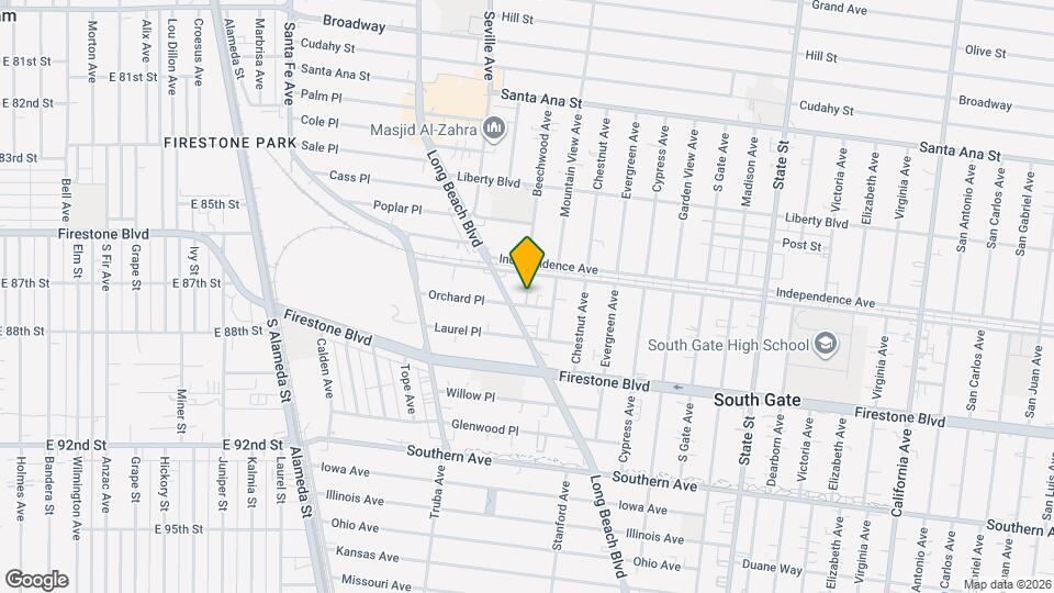 2815 Orchard Pl Map and Location Details