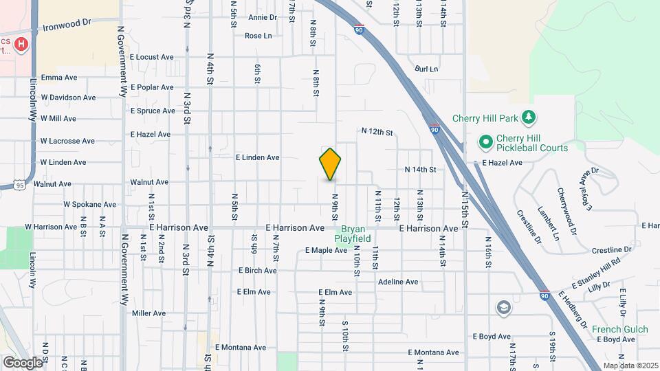 1371 N 9th St Map and Location Details
