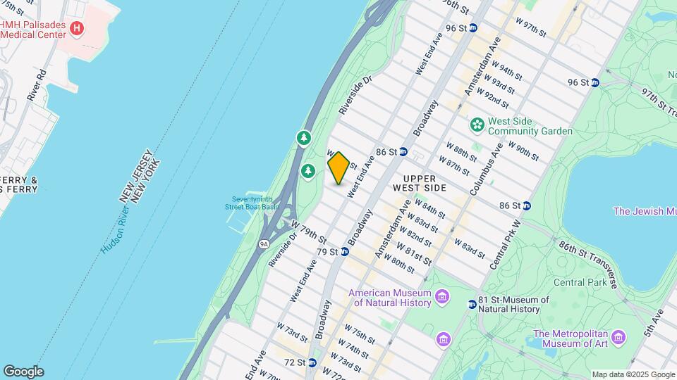 309 W 82nd St Map and Location Details