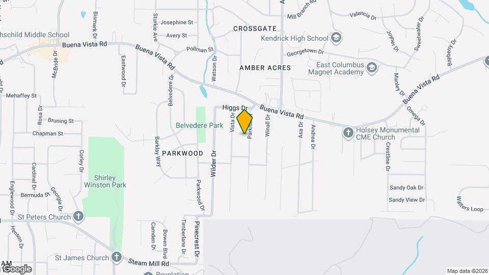 751 Parkhill Dr Map and Location Details