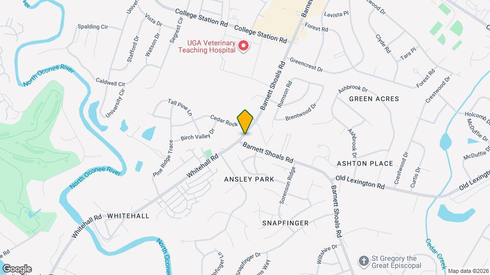 105 Whitehall Rd Map and Location Details