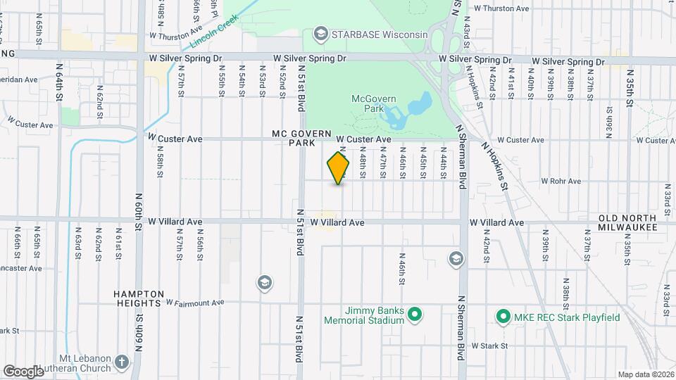 5265 N 49th St Map and Location Details