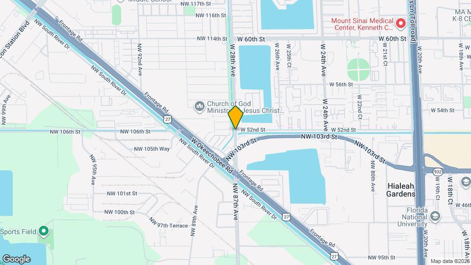 10644 NW 87th Ave Map and Location Details