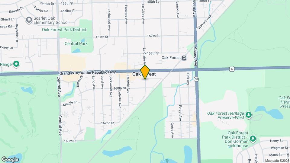 15938 Le Claire Ave Map and Location Details