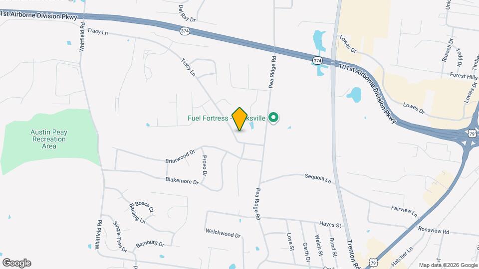 535 Tracy Ln Map and Location Details