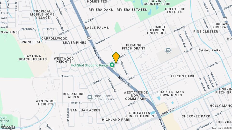 1587 Sunset Ln Map and Location Details