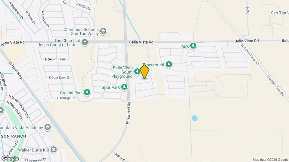 2308 E Dust Devil Dr Map and Location Details