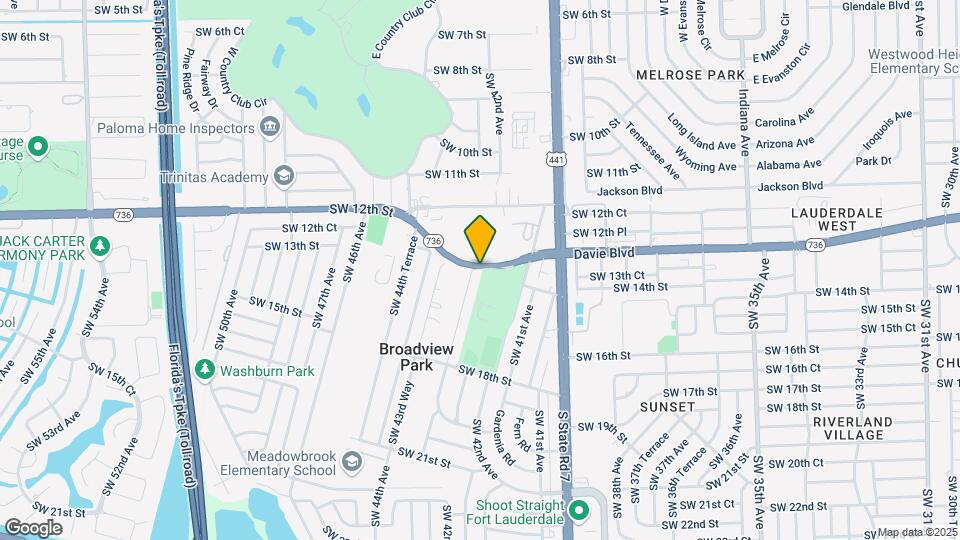 1704 SW 43rd Ave Map and Location Details