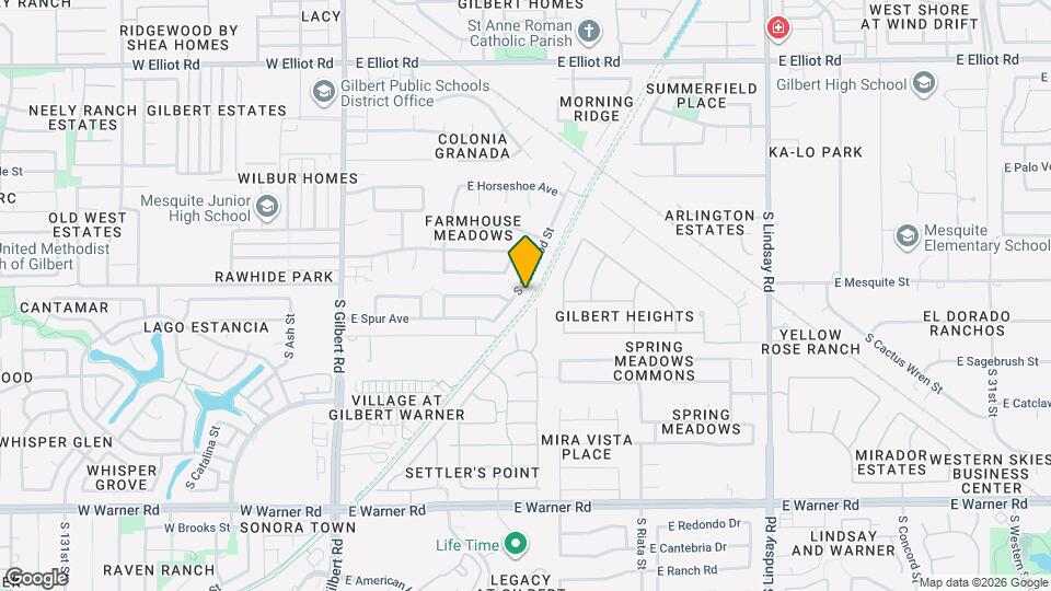 415 S Ironwood St Map and Location Details