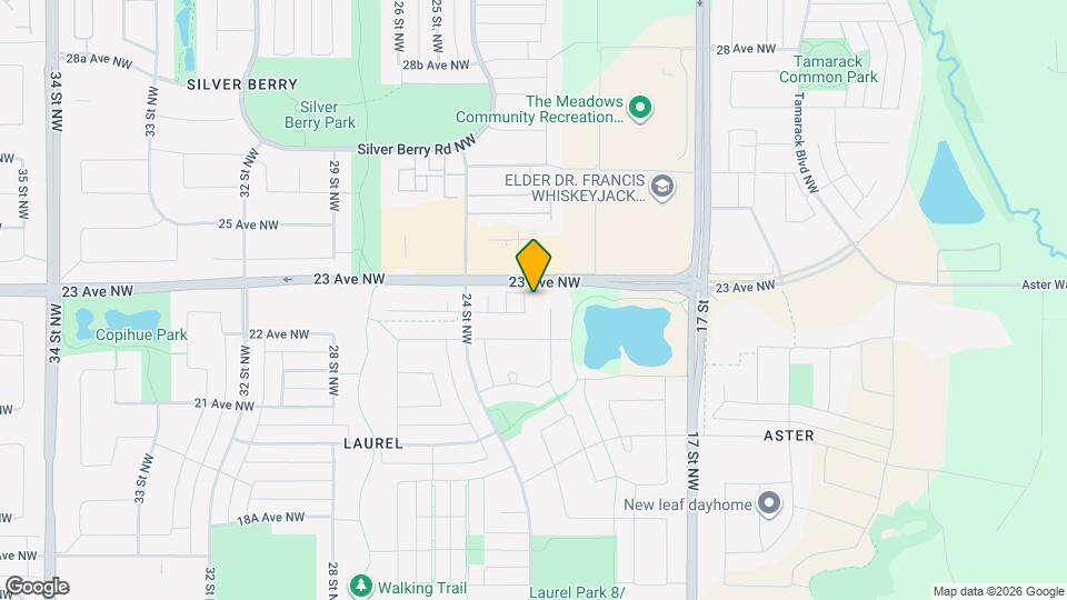 2215 24 St NW Map and Location Details