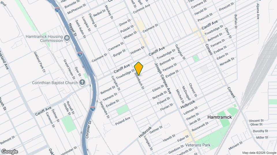 2600 Belmont St Map and Location Details