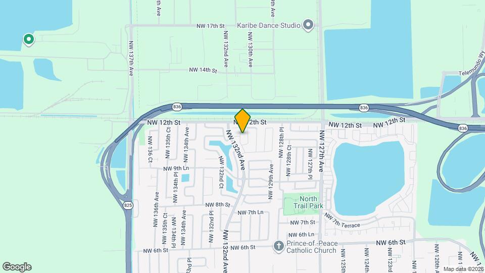 1065 NW 131st Ave Map and Location Details